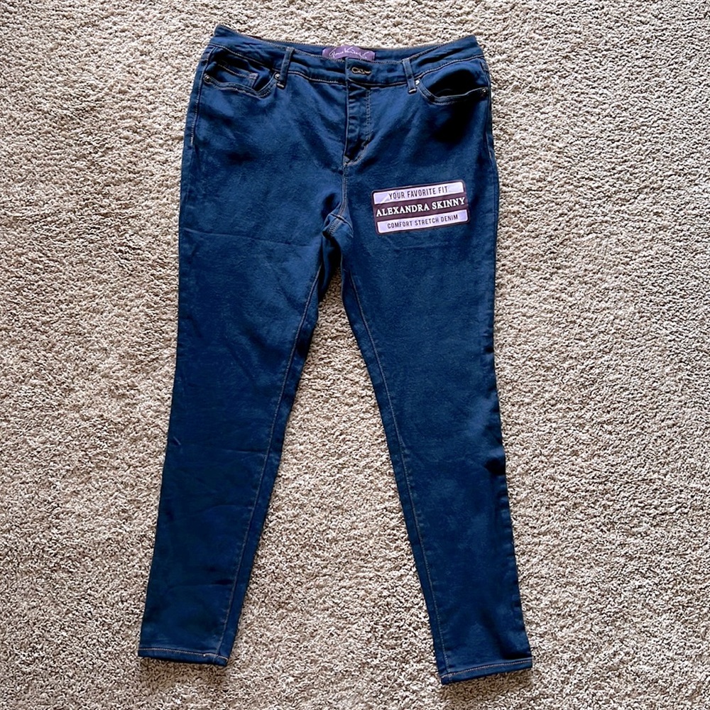 Gloria Vanderbilt Alexandra Skinny Denim Jean